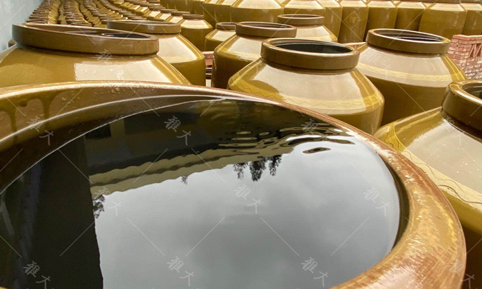 1.19新陶缸用水浸泡幾天，清洗干凈并瀝干水分再用