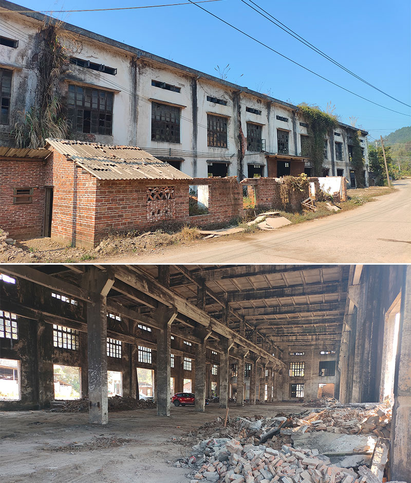 選定廢棄的國(guó)營(yíng)兵工廠為酒廠基地