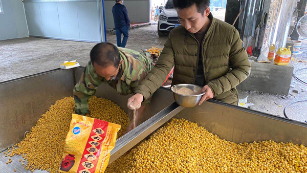 種糧+大型釀酒設(shè)備釀酒+養(yǎng)殖，村民收入三份錢！