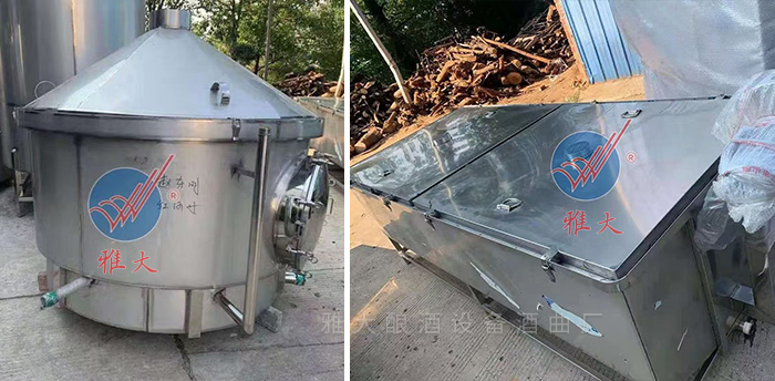 訂購的800斤大型釀酒設備發(fā)貨